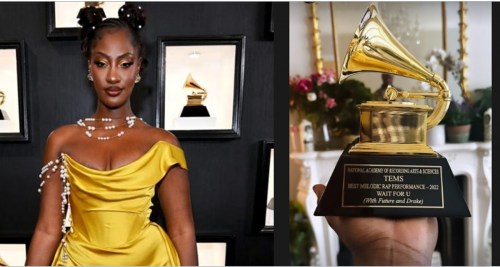 Grammy Award: Tems Finally Takes Home Her First Grammy Award Plaque
